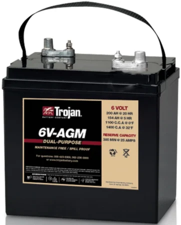 Аккумуляторная батарея TROJAN 6V-AGM